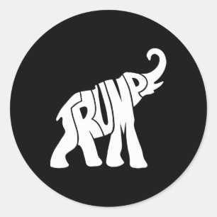 Adesivo Camisa Elefante Republicana Trump Para Apoiantes