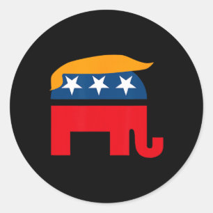 Adesivo Camisa Elefante Republicano Gop Donald Trump