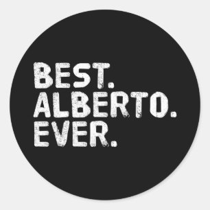 Adesivo Camisa engraçada Alberto para homens ideia de pres