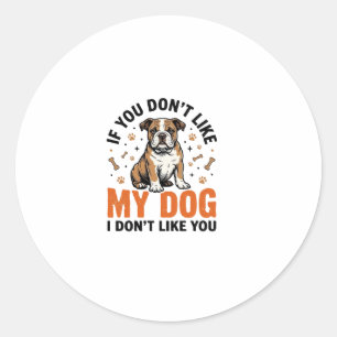 Adesivo Camisa engraçada de amante de cães com citação de