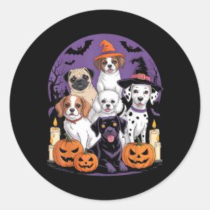 Adesivo Camisa engraçada de cachorro fantasma de Halloween