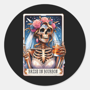 Adesivo Camisa engraçada de carta de tarô Noiva no Bourbon