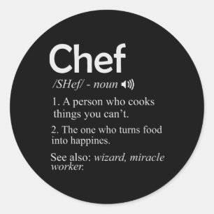 Adesivo Camisa engraçada de chef cozinheiro churrasco Cool