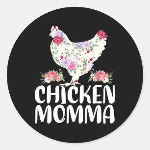 Adesivo Camisa engraçada de frango para mulheres no dia da