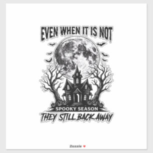 Adesivo Camisa engraçada de Halloween Temporada Assustador