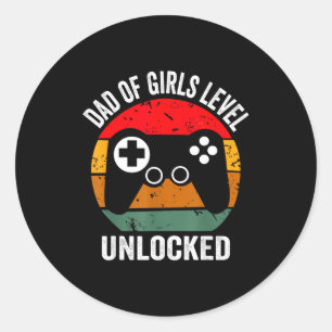 Adesivo Camisa engraçada de novo pai, pai de meninas nível