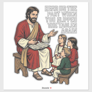 Adesivo Camisa engraçada de professor religioso vintage co