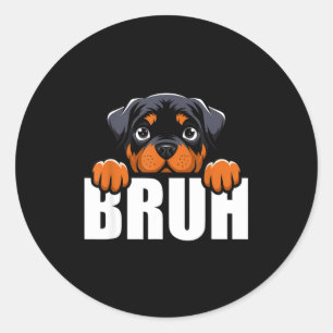 Adesivo Camisa engraçada de Rottweiler para homem amante d