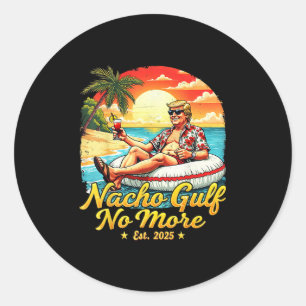 Adesivo Camisa engraçada de Trump Nacho Gulf Não Mais Trum