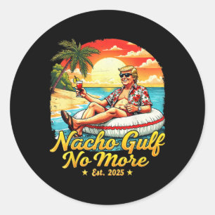 Adesivo Camisa engraçada de Trump Nacho Gulf Não Mais Trum
