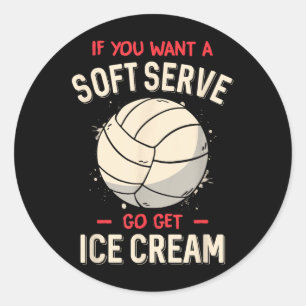 Adesivo Camisa Engraçada De Voleibol Para Meninas Mulheres