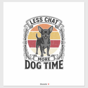 Adesivo Camisa engraçada para amante de cães com gravação