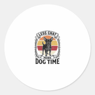 Adesivo Camisa engraçada para amante de cães com gravação 