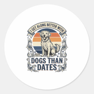 Adesivo Camisa engraçada para amantes de cães Citação de g