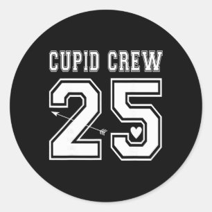 Adesivo Camisa esportiva Cupid Crew 2025 Dia dos Namorados
