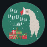 Adesivo Camisa Fa La Llama - Natal Llama<br><div class="desc">Camisa Fa La Llama - Natal Llama</div>