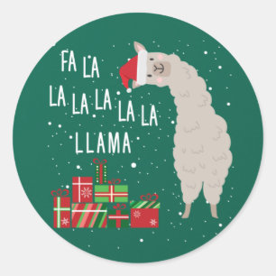 Adesivo Camisa Fa La Llama - Natal Llama
