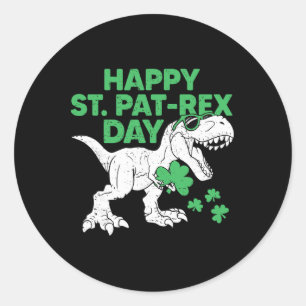 Adesivo Camisa Feliz Dia St Pat Rex Camisa St Patricks Din