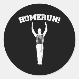 Adesivo Camisa Homerun Engraçada Misturando Pão De Beisebo