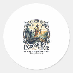 Adesivo Camisa Imigração Jesus Recomeçando Coragem Chri