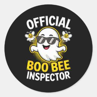 Adesivo Camisa inspetor Boo bee homens mulheres halloween