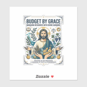 Adesivo Camisa Jesus Paz Financeira Jornada Livre de Dívid