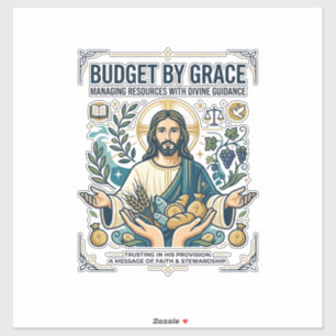Adesivo Camisa Jesus Paz Financeira Jornada Livre de Dívid