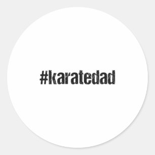 Adesivo Camisa Karatedad Pai Engraçado de Karatê
