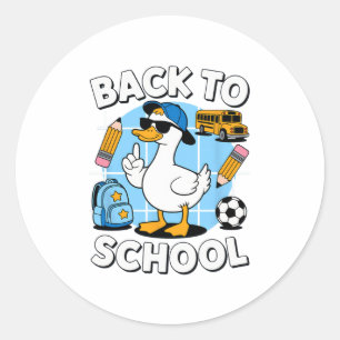 Adesivo Camisa Legal do Pato de Volta à Escola Roupa Diver