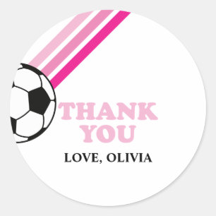 Adesivo Camisa Listrada Rosa de Futebol Obrigado Aniversár