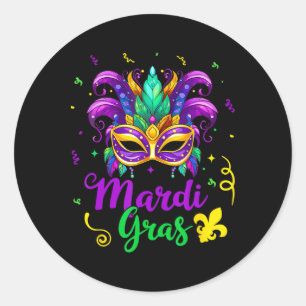 Adesivo Camisa Mardi Gras Para Mulheres Crianças Miçangas