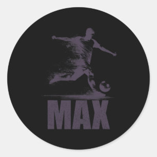 Adesivo Camisa Max Futebol Meninos Personalizada Primeiro
