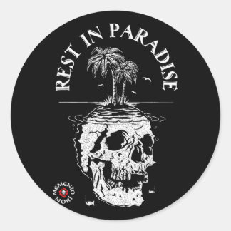 Adesivo Camisa Memento Mori - Descanso No Paraíso - Tarte 