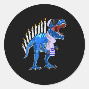 Adesivo Camisa Menorasaurus Rex T Rex Dinossauro Hanukkah