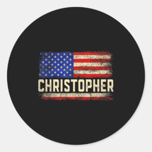 Adesivo Camisa Nome Christopher Primeiro Nome Christopher