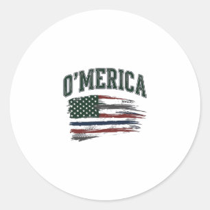 Adesivo Camisa O’Merica Vintage Envelhecida Design Bandeir