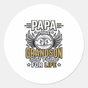 Adesivo Camisa Papa E Neto Melhor Amigo Para Sempre Desenh