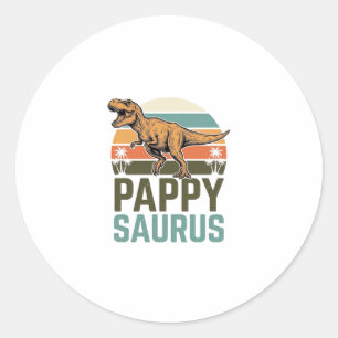 Adesivo Camisa Pappysaurus Dinossauro Engraçado Pôr do Sol