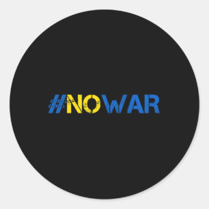 Adesivo Camisa Pare a Guerra Apoie a Ucrânia #nowar Fique