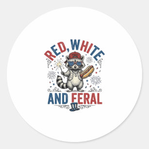 Adesivo Camisa Patriótica Vermelha Branca e Feral de Guaxi