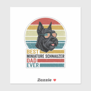 Adesivo Camisa Patriótica Vintage do Papai Schnauzer Minia