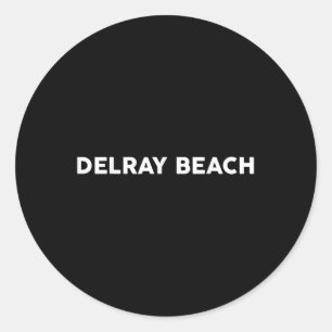 Adesivo Camisa Que Diz Delray Beach City Delray Beach