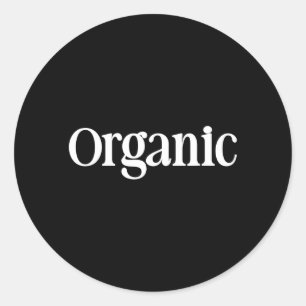 Adesivo Camisa Que Diz Orgânico - Um Design Que Diz