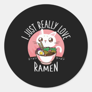 Adesivo Camisa Ramen Cat Anime - Roupa Kawaii Roupas Otaku