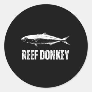 Adesivo Camisa Reef Donkey Olhejack Pesca Offshore Engraça