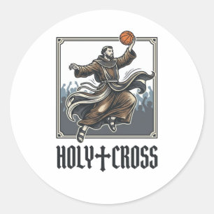 Adesivo Camisa Religiosa de Basquete Vintage da Santa Cruz