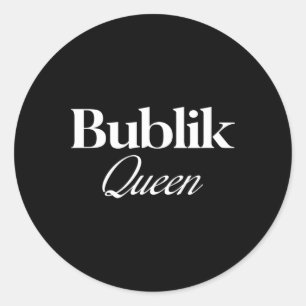 Adesivo Camisa russa Bublik para mulheres homens crianças