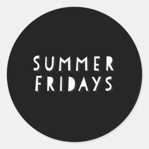 Adesivo Camisa Summer Fridays Homens Mulheres