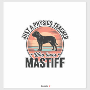 Adesivo Camisa Vintage de Cachorro do Professor de Física 