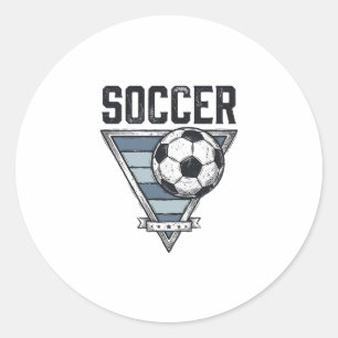 Adesivo Camisa Vintage de Futebol Triângulo Insígnia Desig